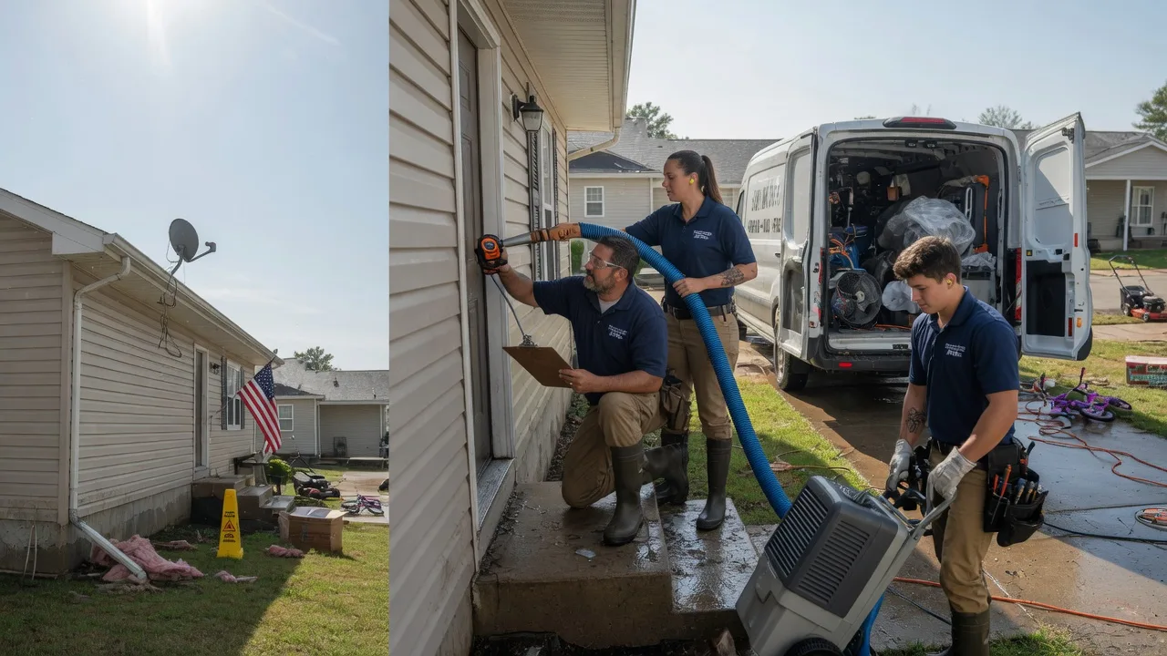 Ceiling Water Damage Restoration in Whitakers, NC near me